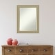 preview thumbnail 9 of 36, Beveled Bathroom Wall Mirror - Mosaic Gold Frame