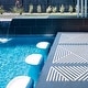 preview thumbnail 6 of 10, Ledge Lounger In Pool Barstools, Outdoor Patio, 22" Height - Set of 2