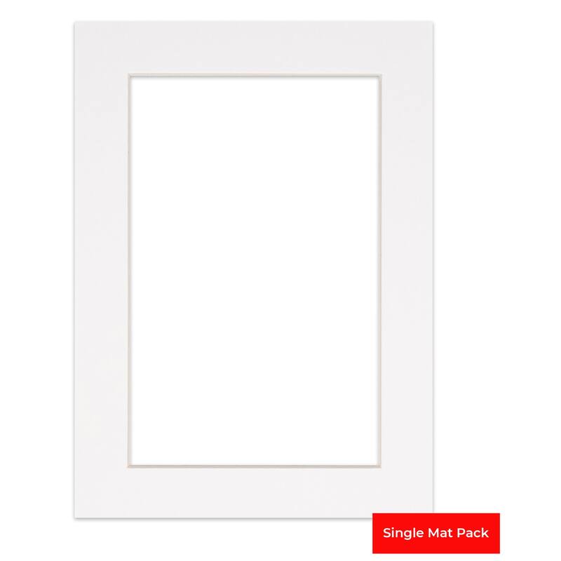 8x10 Mat for 12x16 Frame Precut Mat Board AcidFree White 8x10 Photo