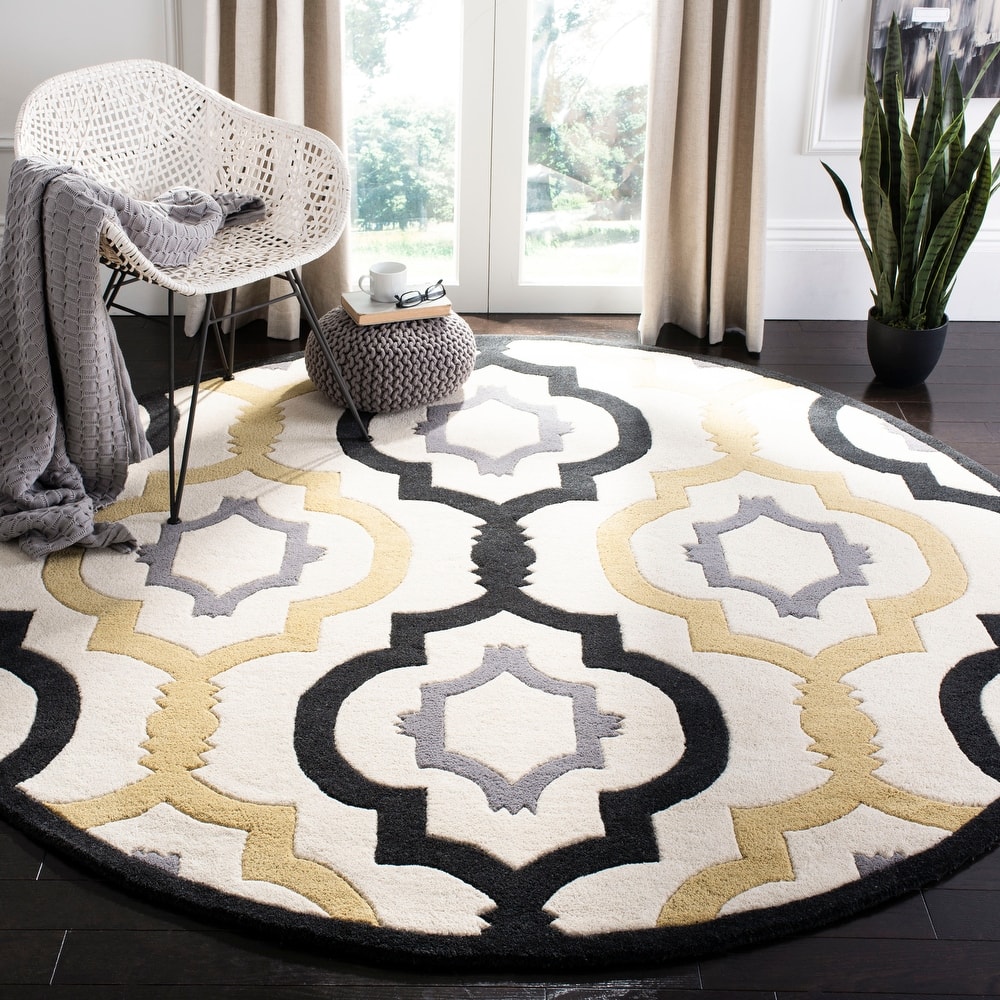 SAFAVIEH Handmade Chatham Vaka Modern Wool Rug