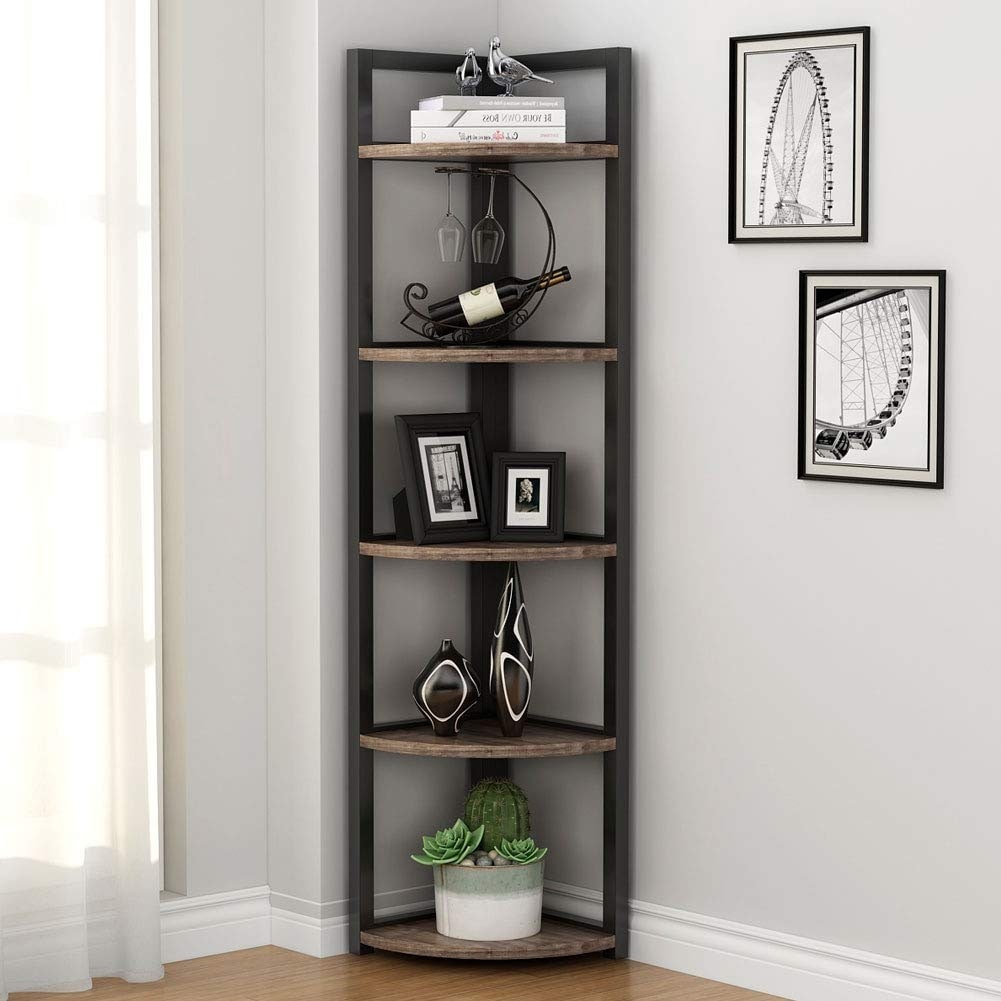 Shop 5 Tier Corner Shelf Corner Storage Rack Plant Stand Small