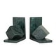preview thumbnail 13 of 15, White, black or Green CosmoLiving by Cosmopolitan Black Marble Orb Bookends (Set of 2)