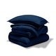 preview thumbnail 108 of 138, Bare Home Hypoallergenic Down Alternative Comforter Set Twin - Twin XL - Heathered Dark Blue