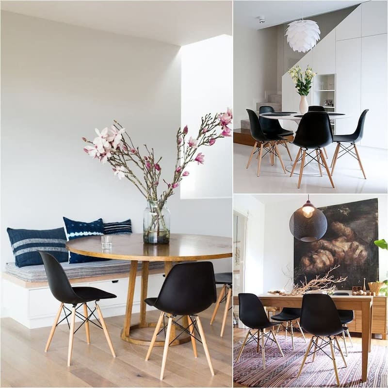 Homall Dining Chairs -Set of 4 - Black