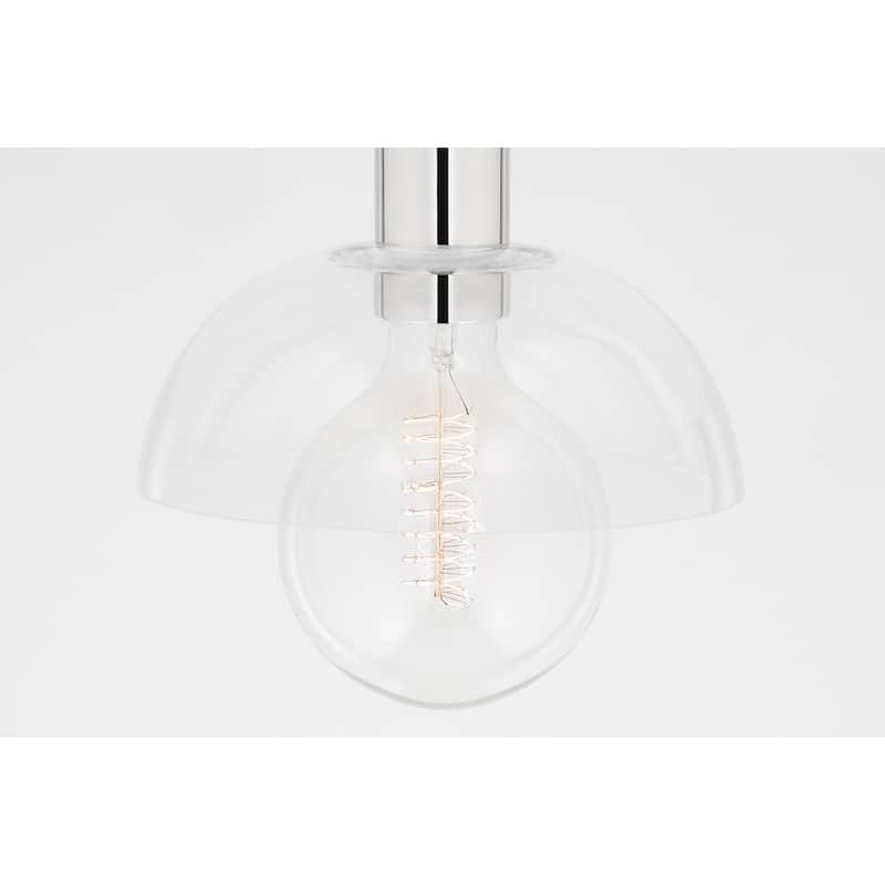 Mitzi by Hudson Valley Kyla 3-light Bath Bracket with Opal Glossy Glass