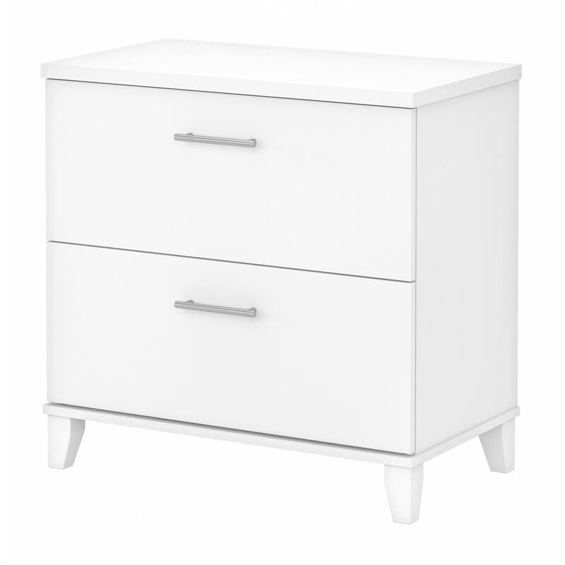 Bush Furniture Somerset 2 Drawer Lateral File Cabinet with Storage