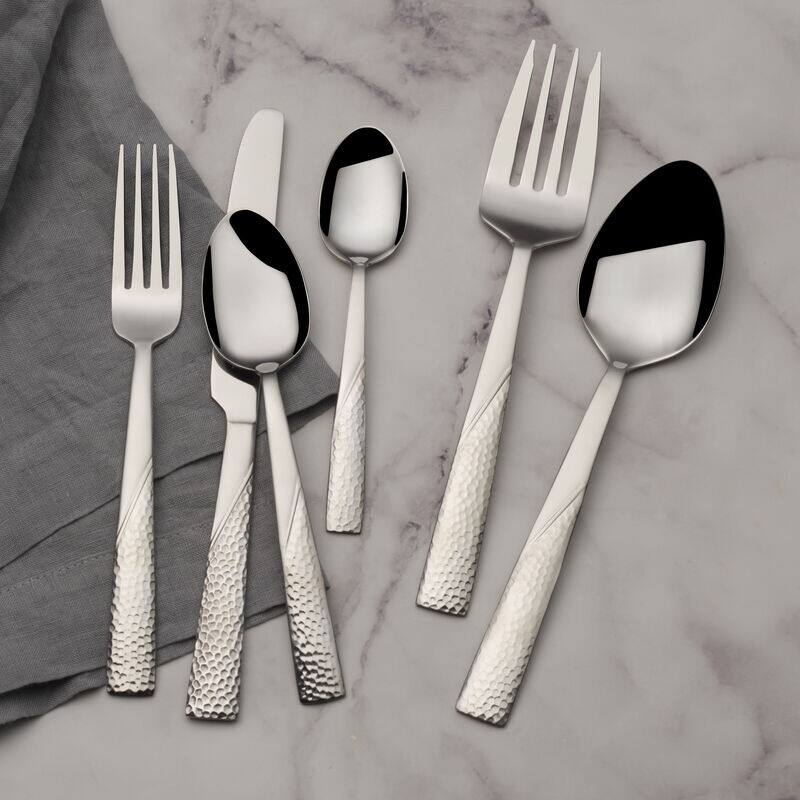 International Silver Loring 34 Piece Stainless Steel Flatware Set
