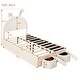 preview thumbnail 24 of 42, Upholstered Velvet Platform Bed with 2 Storage Benches