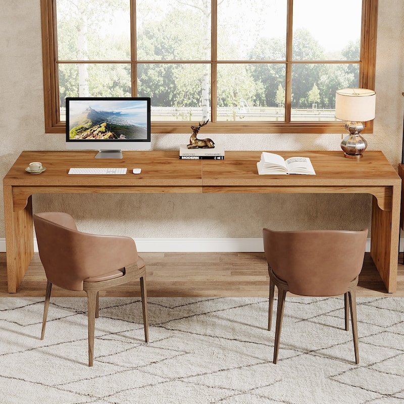 70.87” Extra Long Computer Desk, 2 Person Desk for Home Office