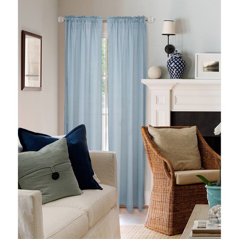 Lumi 5/8" Single Curtain Rod Set (3 Colors) -Acrylic Pumpkin finials