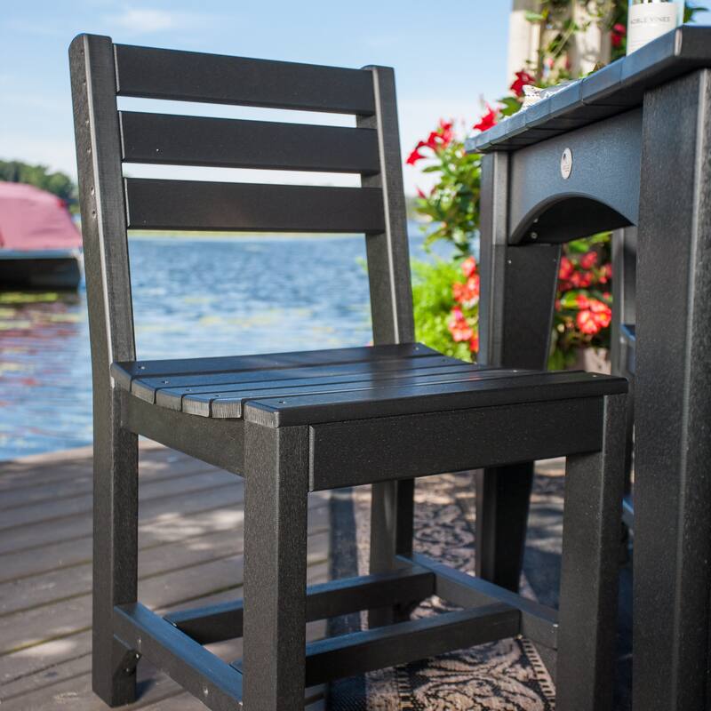 Set of 4 Poly Lumber Island Side Chairs