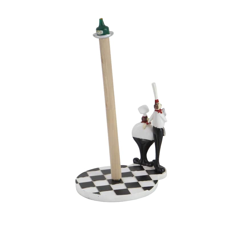 Polystone Chef Paper Towel Holder - White - Roche River Decor