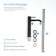 preview thumbnail 10 of 24, Luxury Solid Brass Single Hole Bathroom Vessel Sink Faucet