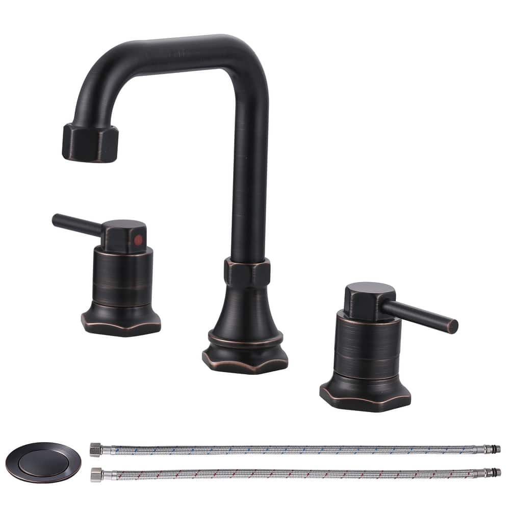 WOWOW Modern-Style Bathroom Faucet with Pop-Up Drain
