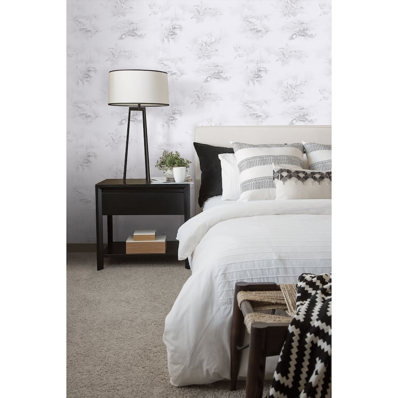 Galerie Wallcoverings Global Fusion Seagulls Non-woven Matte Wallpaper Roll