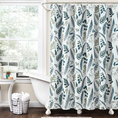 Lush Decor Devonia Allover Shower Curtain