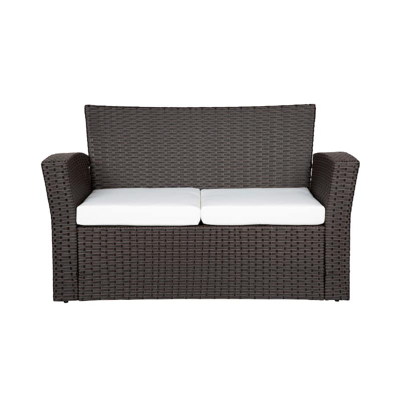 Grandview Outdoor Chocolate 4-piece Patio Conversation Set
