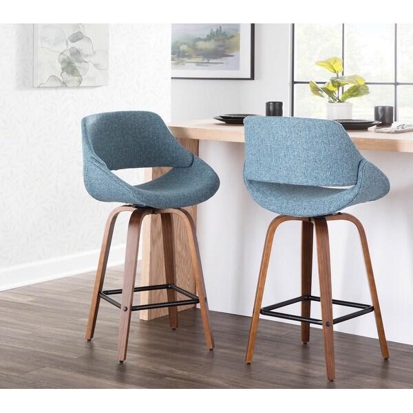 Carson Carrington Svellingen Counter Stool with Square Black