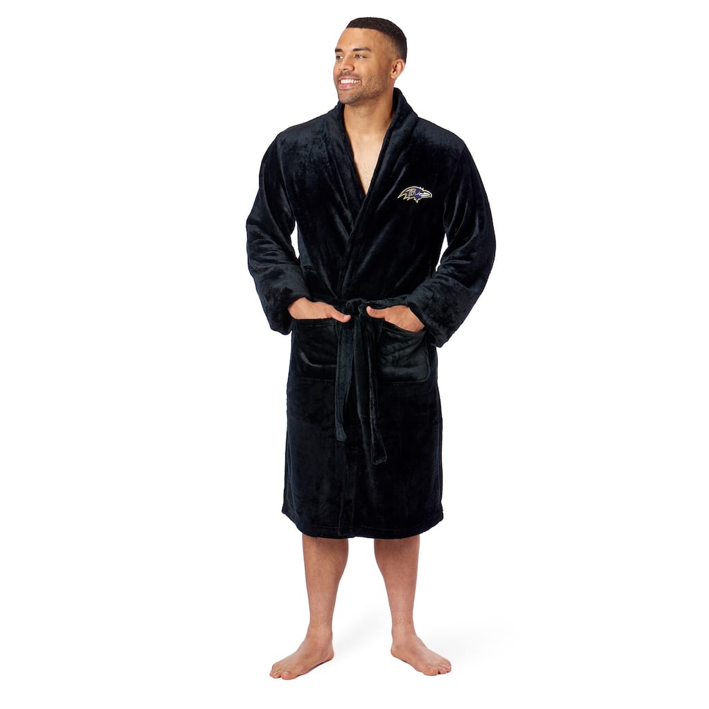 NFL Baltimore Ravens Men's L/XL Silk Touch Robe