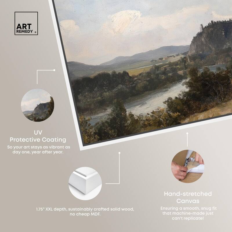 Hilltop Tower View I Canvas by Art Remedy