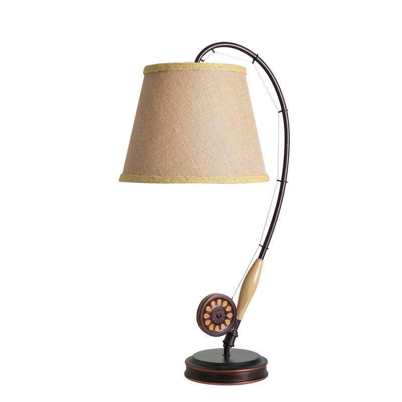 Kenroy Home Fly Rod Table Lamp - Oil Rubbed Bronze