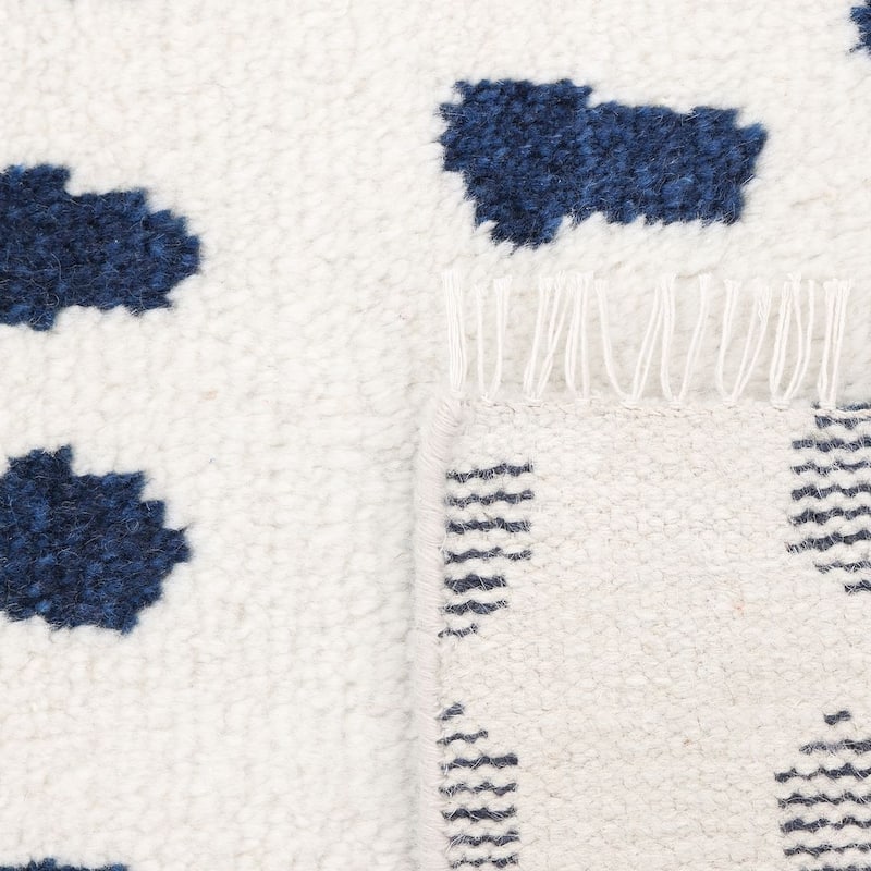 Overton Handmade Boho Animal Print Area Rug