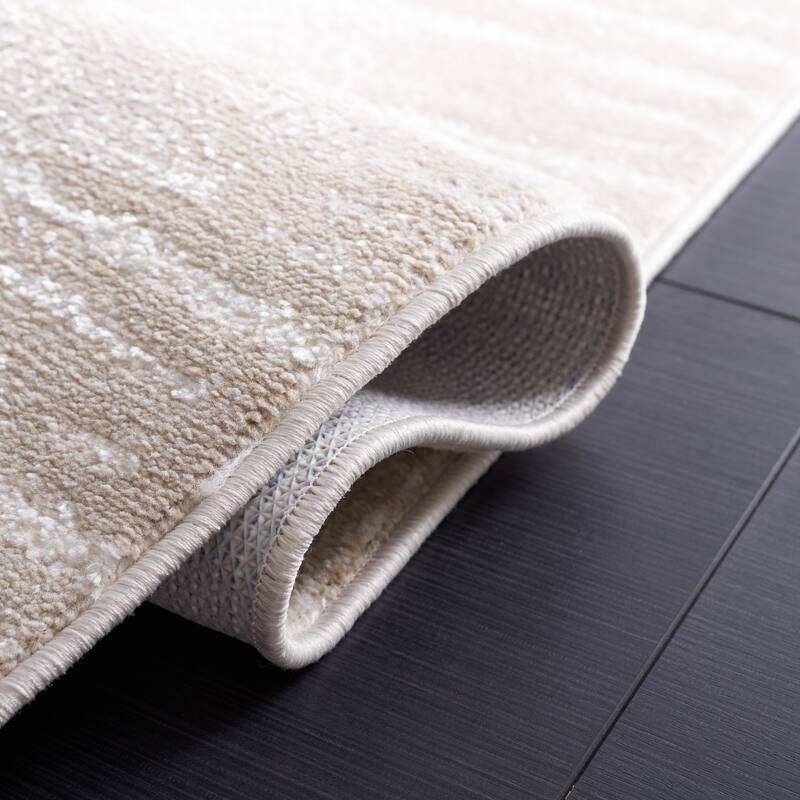 SAFAVIEH Bayside Machine Washable Neshka Modern Abstract Rug