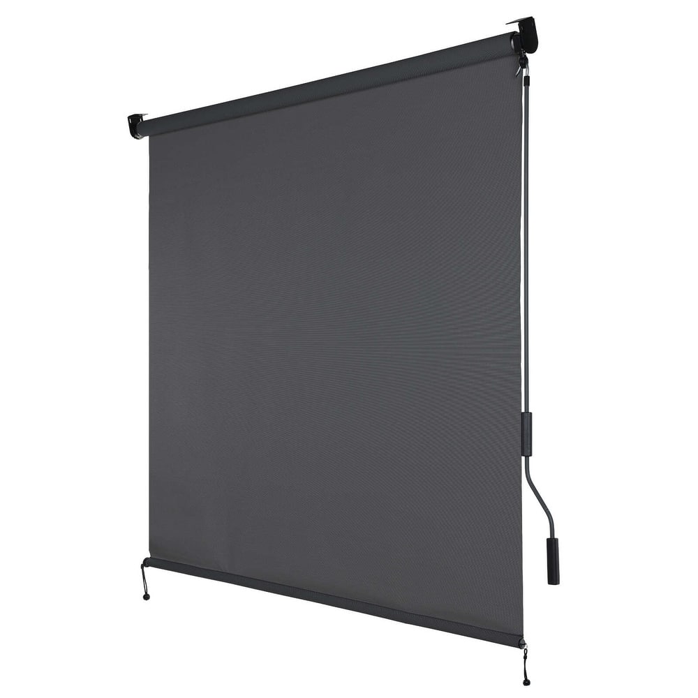 Aoodor 5% Openness Cordless Solar Fabric Roller Shade, 95% UV Protection Blinds