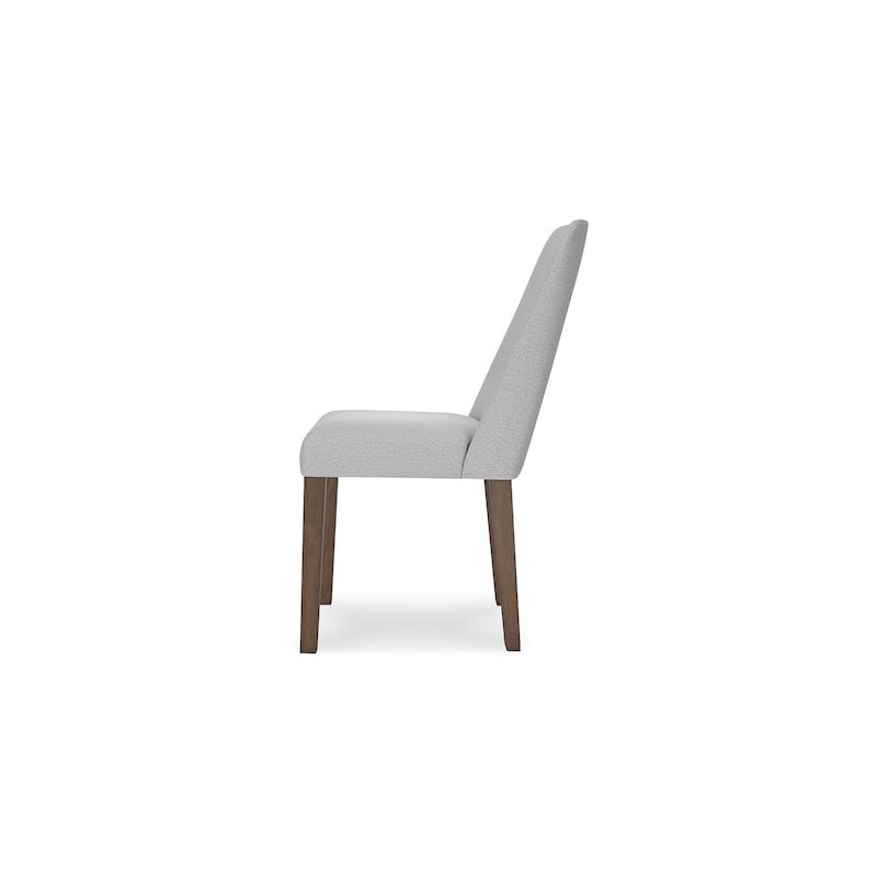 Signature Design by Ashley Lyncott Gray/Brown Dining Upholstered Side Chair (Set of 2) - 18"W x 24"D x 36"H