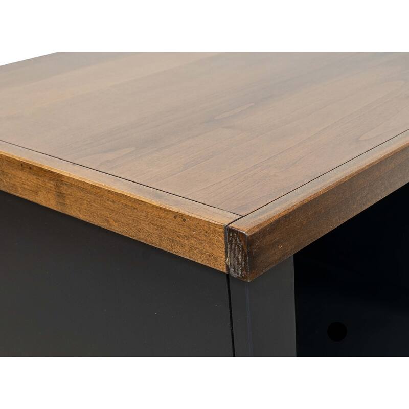 Bridgevine Home Modern Farmhouse 22 inch 1-drawer file, No Assembly Required, Two-Tone Finish