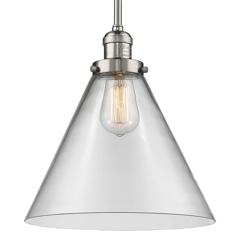 Innovations Lighting Large Cone Single Light 8" Wide Mini Pendant with