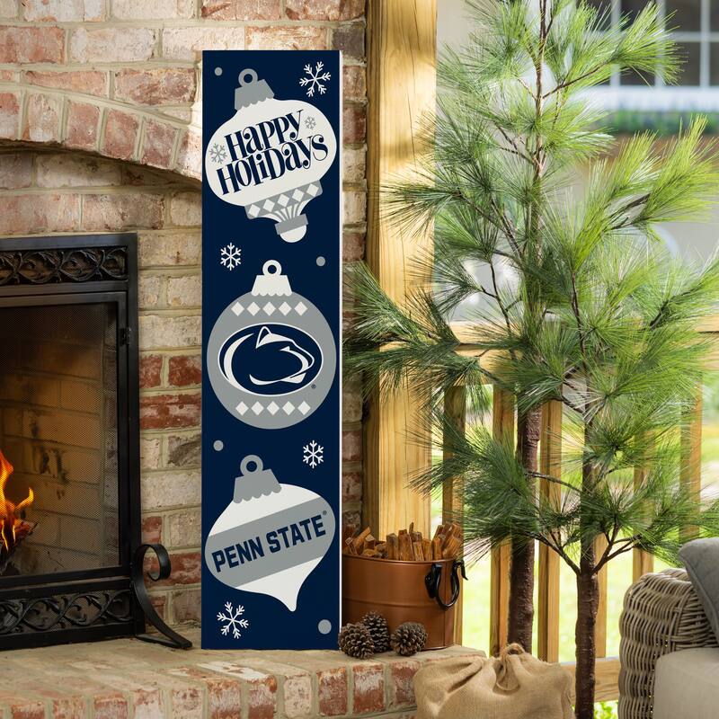 47" Double Sided Seasonal Porch Leaner, Penn State - 47" x 11.25" - Christmas
