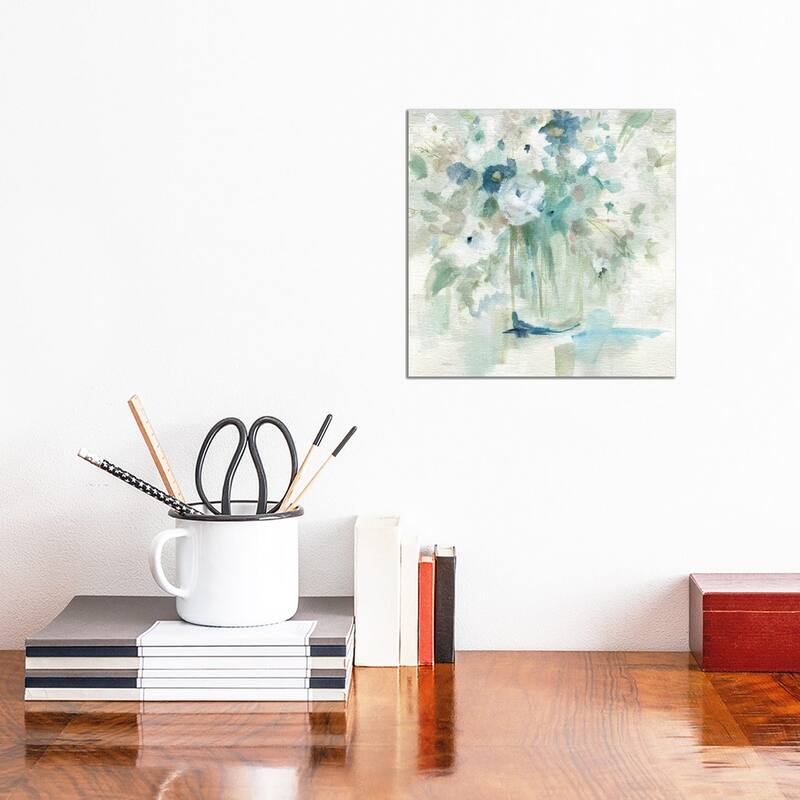 iCanvas "Blooming Whispers" by Carol Robinson Canvas Print - 12x12x0.75