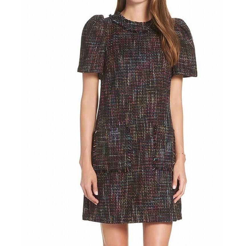 1901 tweed shift dress