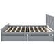 preview thumbnail 18 of 33, Wooden Bedframe with Four Storage Drawers and Support Legs, Platform Bed - No Box Spring Needed, for Kids Teens Bedroom