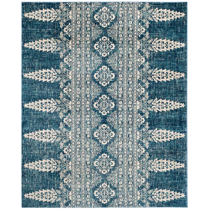 SAFAVIEH Evoke Gelinda Vintage Boho Rug - 9' x 12' - Royal/Ivory