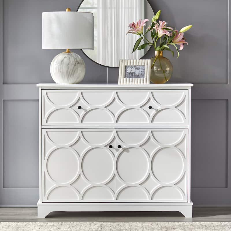 Simple Living Dawson Circle Front Cabinet - White