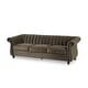 preview thumbnail 14 of 25, Bowie Glam Velvet Sofa by Christopher Knight Home