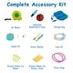preview thumbnail 10 of 29, Inflatable Bounce House with Water Slide for Kids Includes Air Blower