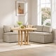 preview thumbnail 9 of 58, Spruce & Spring Modern 74" L-Shaped Dining Bench with Storage, Corner Breakfast Nook Banquette Bench