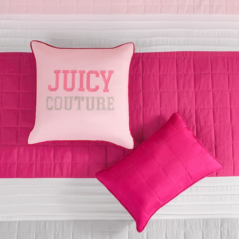 Juicy Couture Color Blocked Designer Comforter Sets