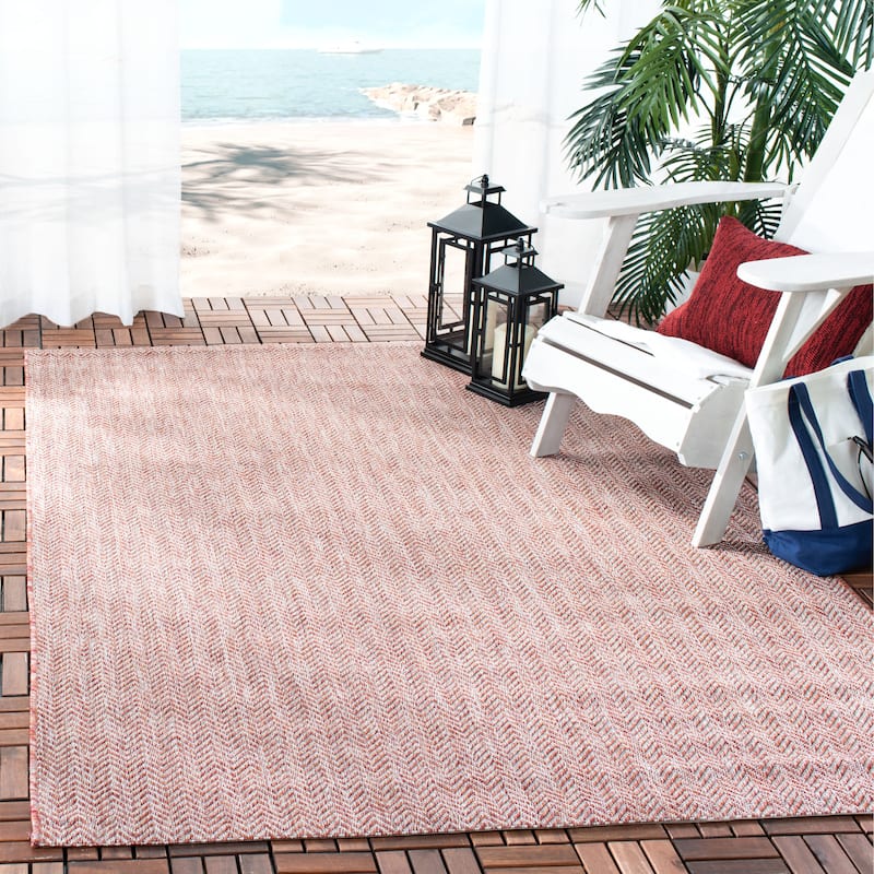 SAFAVIEH Courtyard Carolann Indoor/ Outdoor Waterproof Patio Backyard Rug