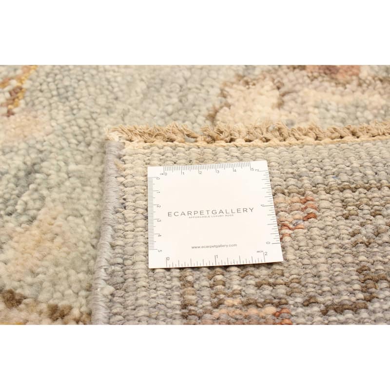 ECARPETGALLERY Hand-knotted Jules Serapi Grey Wool Rug - 5'10 x 8'11