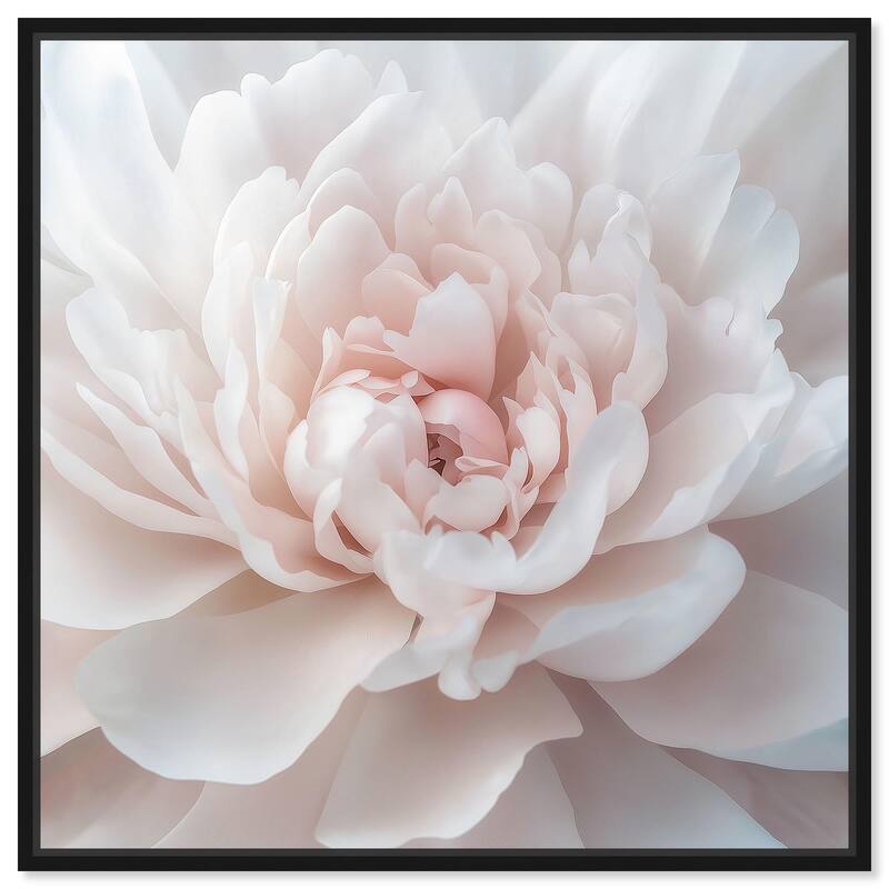 Delicacy and Fragility II Canvas by Art Remedy - Black - 24" x 24"