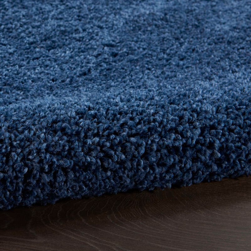 Nourison Shangri-La Solid Modern Plush Shag Area Rug