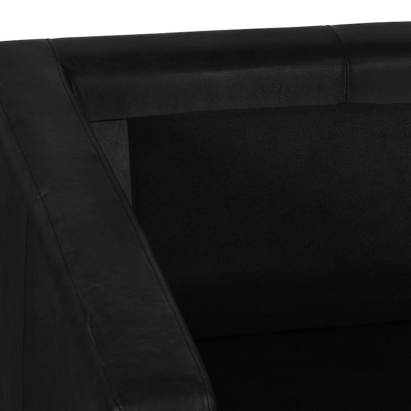 Poly & Bark Napa Lounge Chair (Set of 2) - Full Grain Genuine Italian Leather