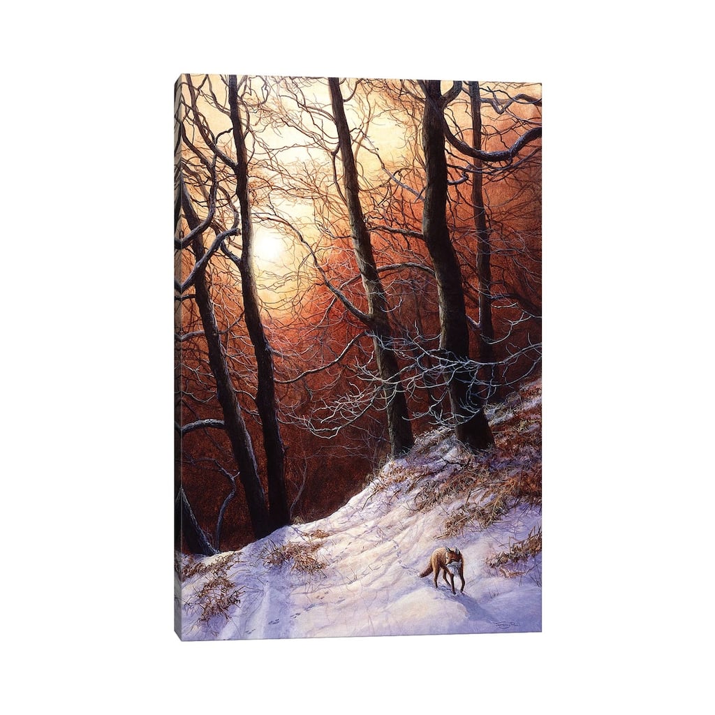 iCanvas "Winter Return - Fox" by Jeremy Paul Canvas Print