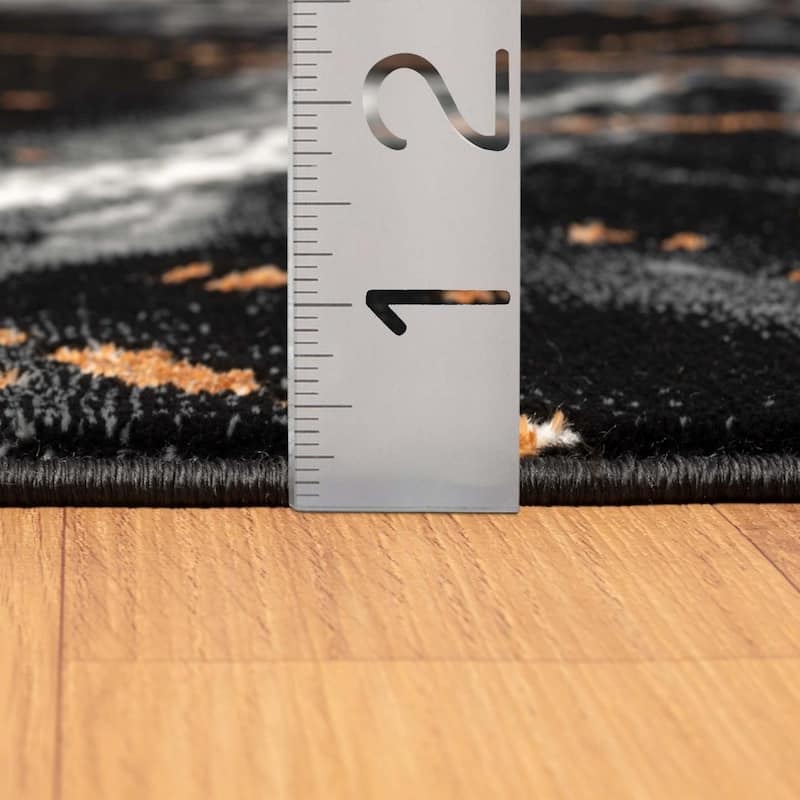 Luxe Weavers Marble Abstract Living Room Rug, Stain-Resistant Carpet