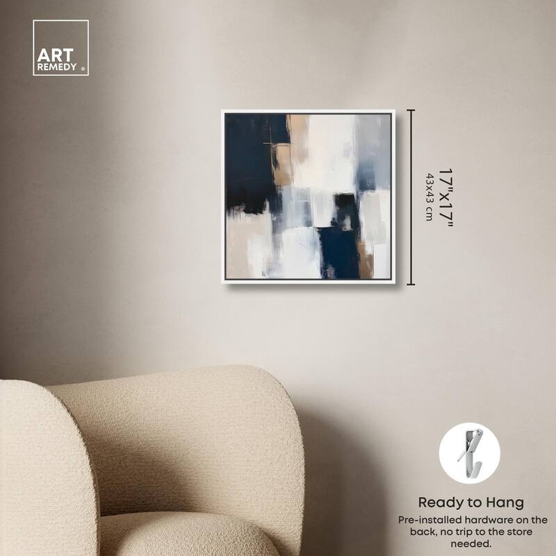 Blue Mood Depth II Canvas by Art Remedy