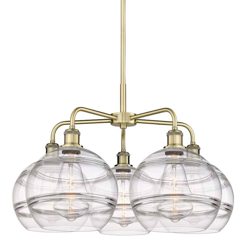 Innovations Lighting 516-5CR-18-28 Rochester Chandelier Rochester 5